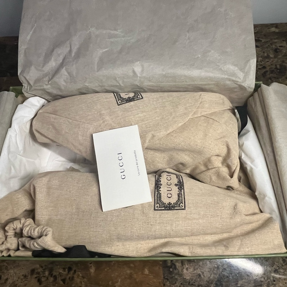 Gucci Natural Tan Straw Espadrilles - Picture 3 of 14